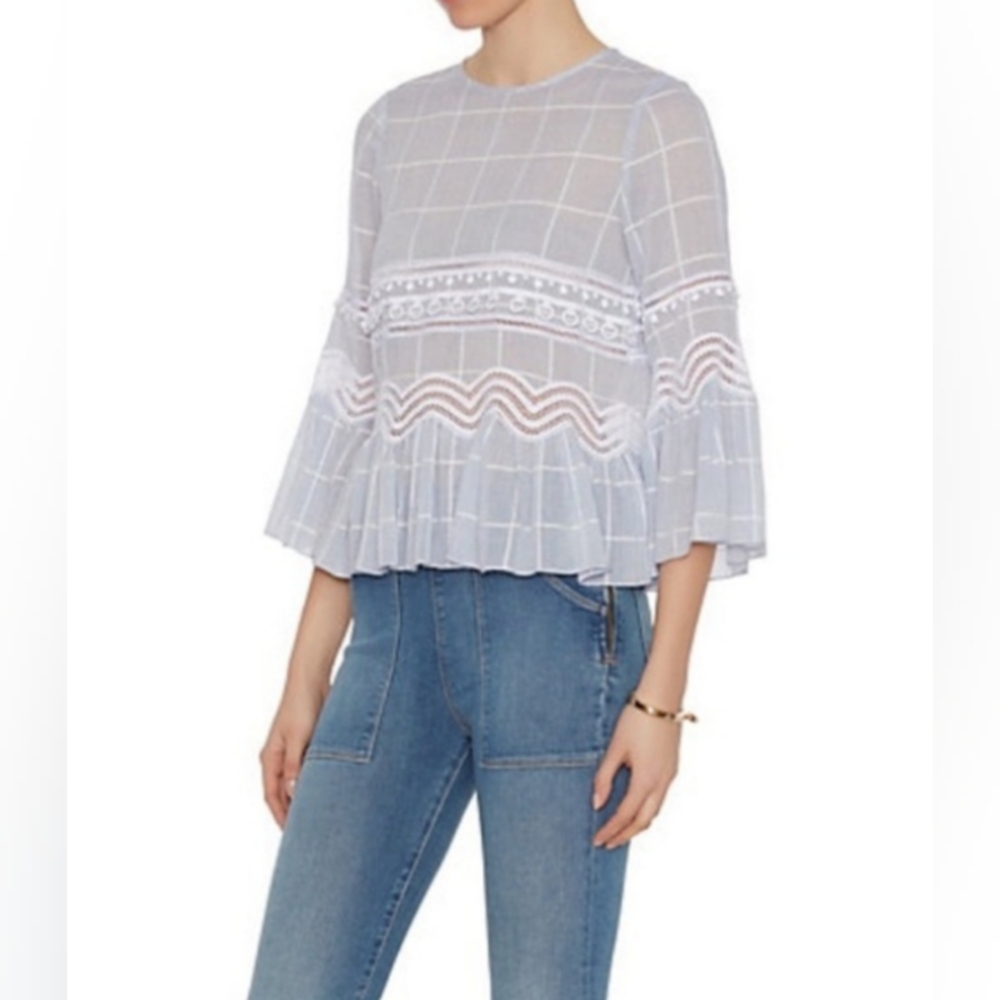 🦋Jonathan Simkhai 100% Cotton Blouse